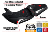 Tappezzeria Italia Ducati Multistrada V2 2021-2024 Seat Cover Comfort in White and Black