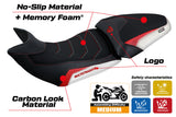 Tappezzeria Italia Ducati Multistrada V2 2021-2024 Seat Cover Comfort in White and Red