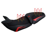 Tappezzeria Italia Ducati Multistrada V2 2021-2024 Comfort Heated Seat Cover in Red
