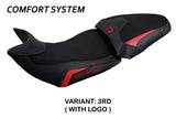 Tappezzeria Italia Ducati Multistrada V2 2021-2024 Seat Cover Comfort in Red and Black