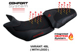 Tappezzeria Italia Ducati Multistrada V2 2021-2024 Comfort Heated Seat Cover in Black