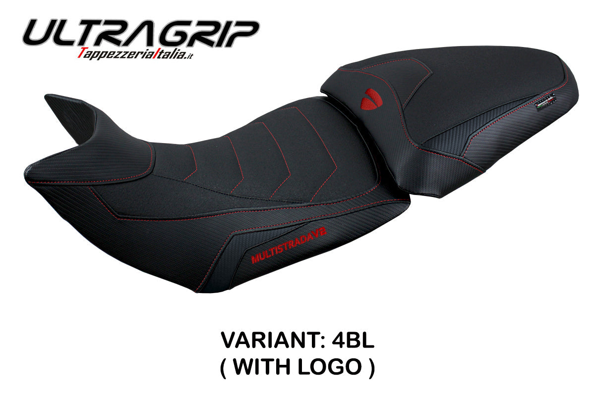 Tappezzeria Italia Ducati Multistrada V2 2021-2024 Seat Cover Ultragrip in Black