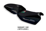 Tappezzeria Italia Ducati Multistrada V4 2021-2025 Heated Seat Cover in Grey and Black