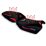 Tappezzeria Italia Ducati Multistrada V4 V4S 2021-2025 Comfort Heated Seat Cover in Red