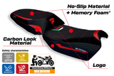 Tappezzeria Italia Ducati Multistrada V4 V4S 2021-2025 Comfort Heated Seat Cover in Red