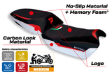 Tappezzeria Italia Ducati Multistrada V4 V4S 2021-2025 Seat Cover Comfort in White and Red