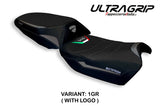 Tappezzeria Italia Ducati Multistrada V4 V4S 2021-2025 Seat Cover Ultragrip in Grey and Black