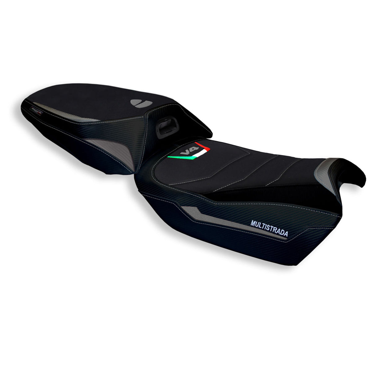 Tappezzeria Italia Ducati Multistrada V4 2021-2025 Heated Seat Cover Comfort in Grey