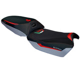 Tappezzeria Italia Ducati Multistrada V4 Rally Heat 2023-2025 Seat Cover in Red, Silver and Black