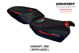 Tappezzeria Italia Ducati Multistrada V4 Rally Heat 2023-2025 Seat Cover Comfort in Red and Black