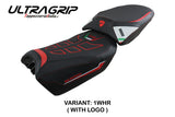 Tappezzeria Italia Ducati Multistrada V4 Pikes Peak 2022-2025 Seat Cover Ultragrip in White