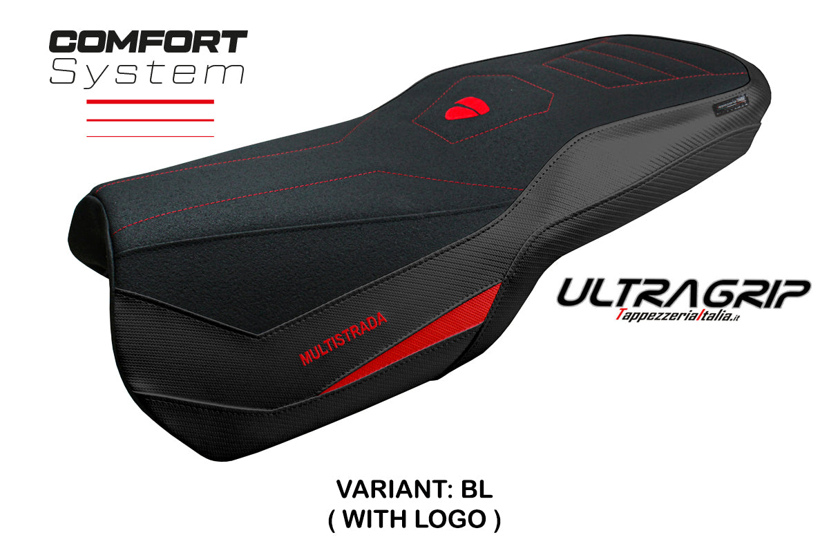 Tappezzeria Italia Ducati Multistrada V4 2021-2025 Rally Seat Cover Comfort Black