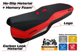 Tappezzeria Italia Ducati Multistrada V4 2021-2025 Rally Seat Cover Comfort Red Silver