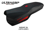 Tappezzeria Italia Ducati Multistrada V4 2021-2025 Rally Seat Cover Ultragrip Black