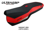 Tappezzeria Italia Ducati Multistrada V4 2021-2025 Rally Seat Cover Ultragrip Red Silv