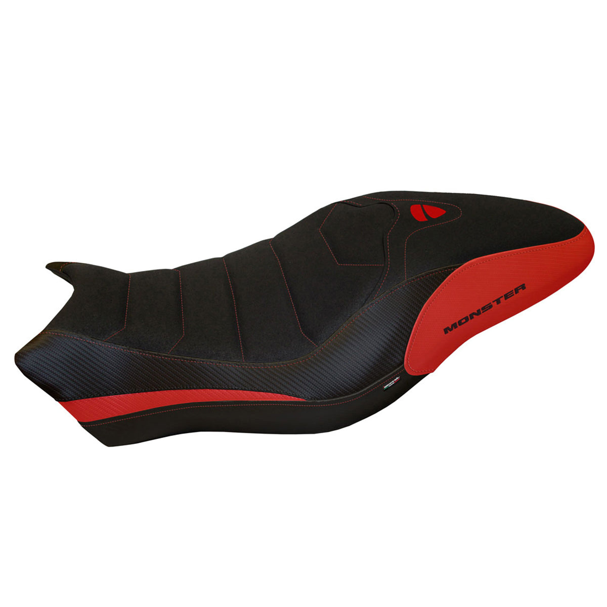 Tappezzeria Italia Ducati Monster 797 2017-2020 Seat Cover Ultragrip in Red