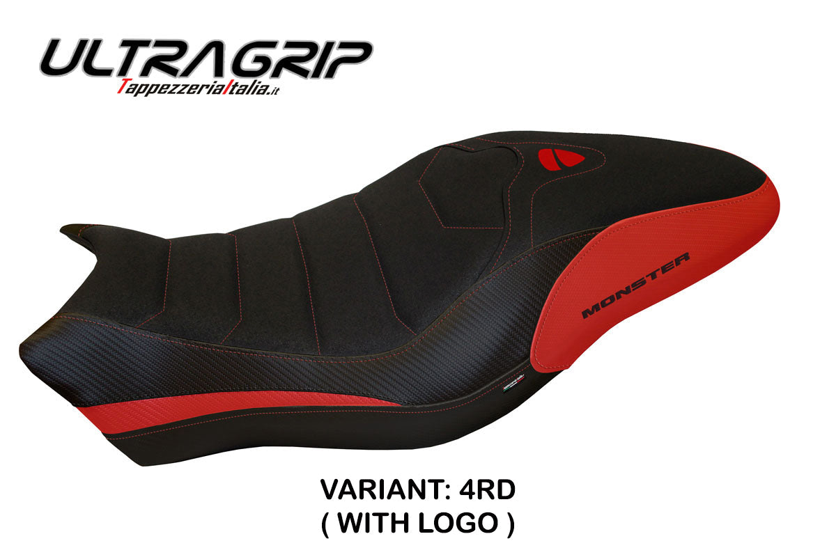 Tappezzeria Italia Ducati Monster 797 2017-2020 Seat Cover Ultragrip in Red