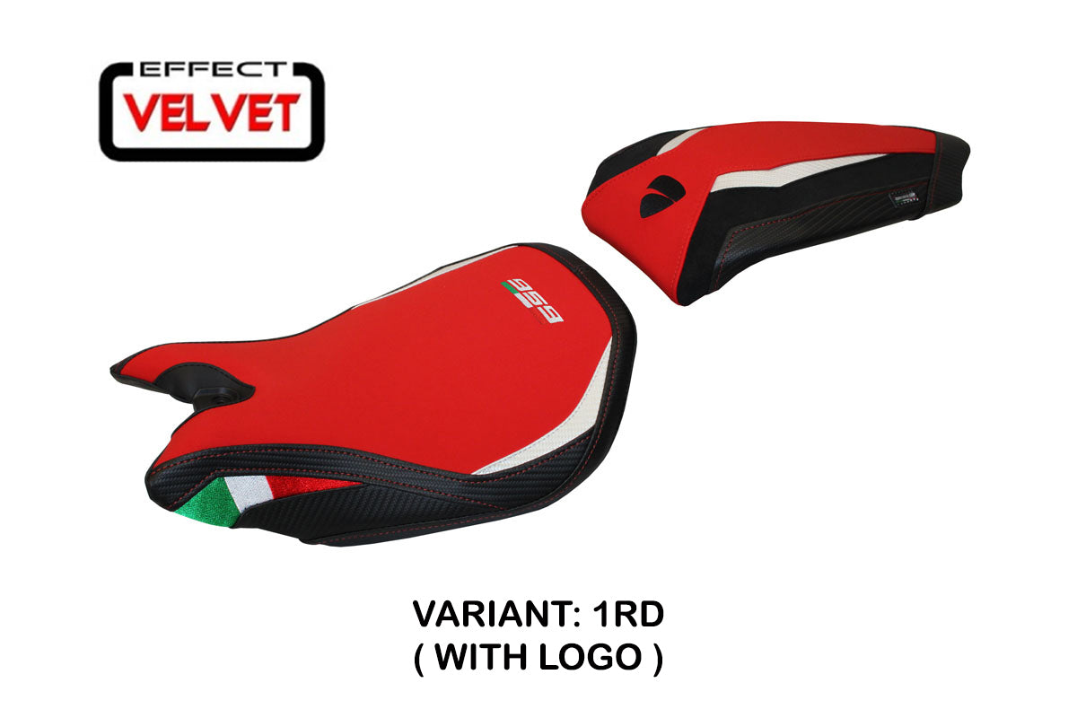 Tappezzeria Italia Ducati Panigale 959 2016-2018 Seat Cover in Red and Black