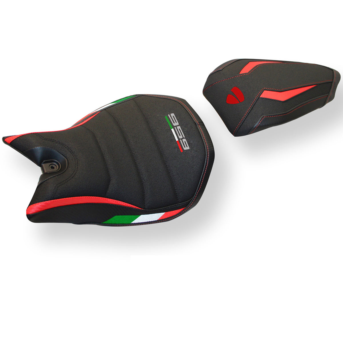 Tappezzeria Italia Ducati Panigale 959 2016-2018 Seat Cover Ultragrip in Red and Black