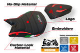 Tappezzeria Italia Ducati Panigale 959 2016-2018 Seat Cover Ultragrip in Red and Black