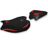 Tappezzeria Italia Ducati Panigale V2 2020-2024 Seat Cover Ultragrip in Red and Black