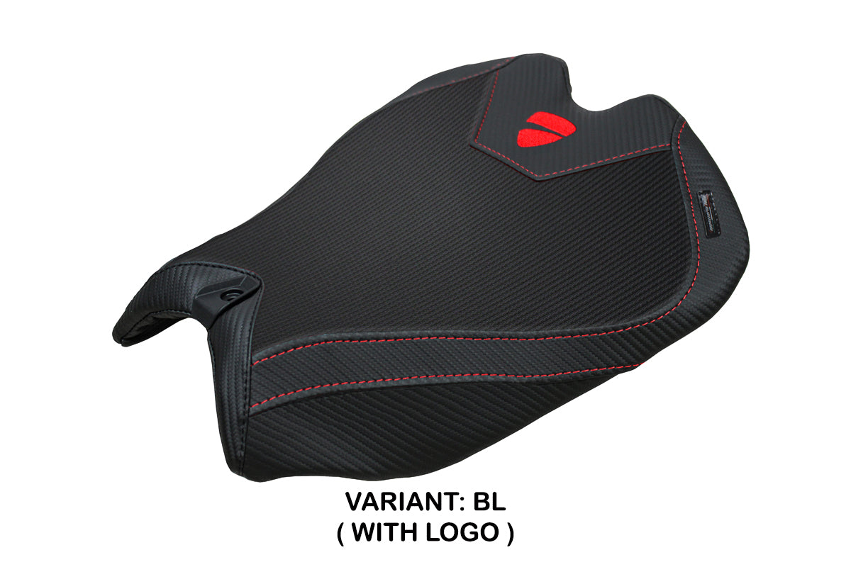 Tappezzeria Italia Ducati Panigale V4 2025 Seat Cover Black Ducati Logo