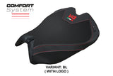 Tappezzeria Italia Ducati Panigale V4 2025 Seat Cover Comfort Black V4 Logo