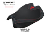Tappezzeria Italia Ducati Panigale V4 2025 Seat Cover Comfort Black Ducati Logo