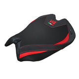 Tappezzeria Italia Ducati Panigale V4 2025 Seat Cover Comfort Black Red V4 Logo