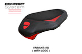 Tappezzeria Italia Ducati Panigale V4 2025 Passenger Seat Cover Comfort Black Red