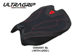 Tappezzeria Italia Ducati Panigale V4 2025 Seat Cover Ultragrip Black Ducati Logo