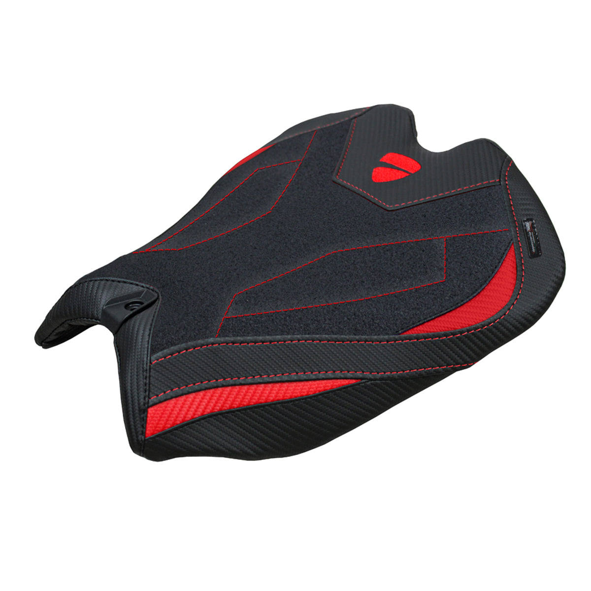 Tappezzeria Italia Ducati Panigale V4 2025 Seat Cover Ultragrip Black Red Ducati Logo