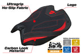 Tappezzeria Italia Ducati Panigale V4 2025 Seat Cover Ultragrip Black Red Ducati Logo