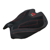 Tappezzeria Italia Ducati Panigale V4 2025 Seat Cover Suede Black V4 Logo