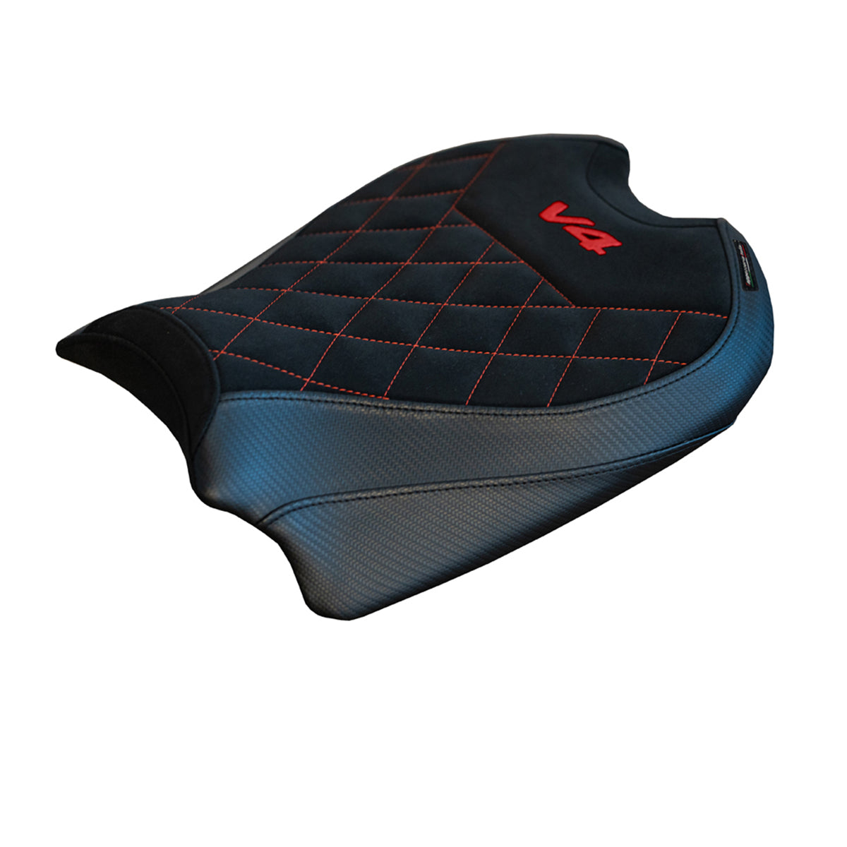 Tappezzeria Italia Ducati Panigale V4 2018-2024 Seat Cover in Black Diamond