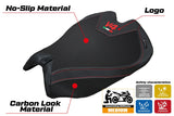 Tappezzeria Italia Ducati Panigale V4 2025 Seat Cover Black Logo V4