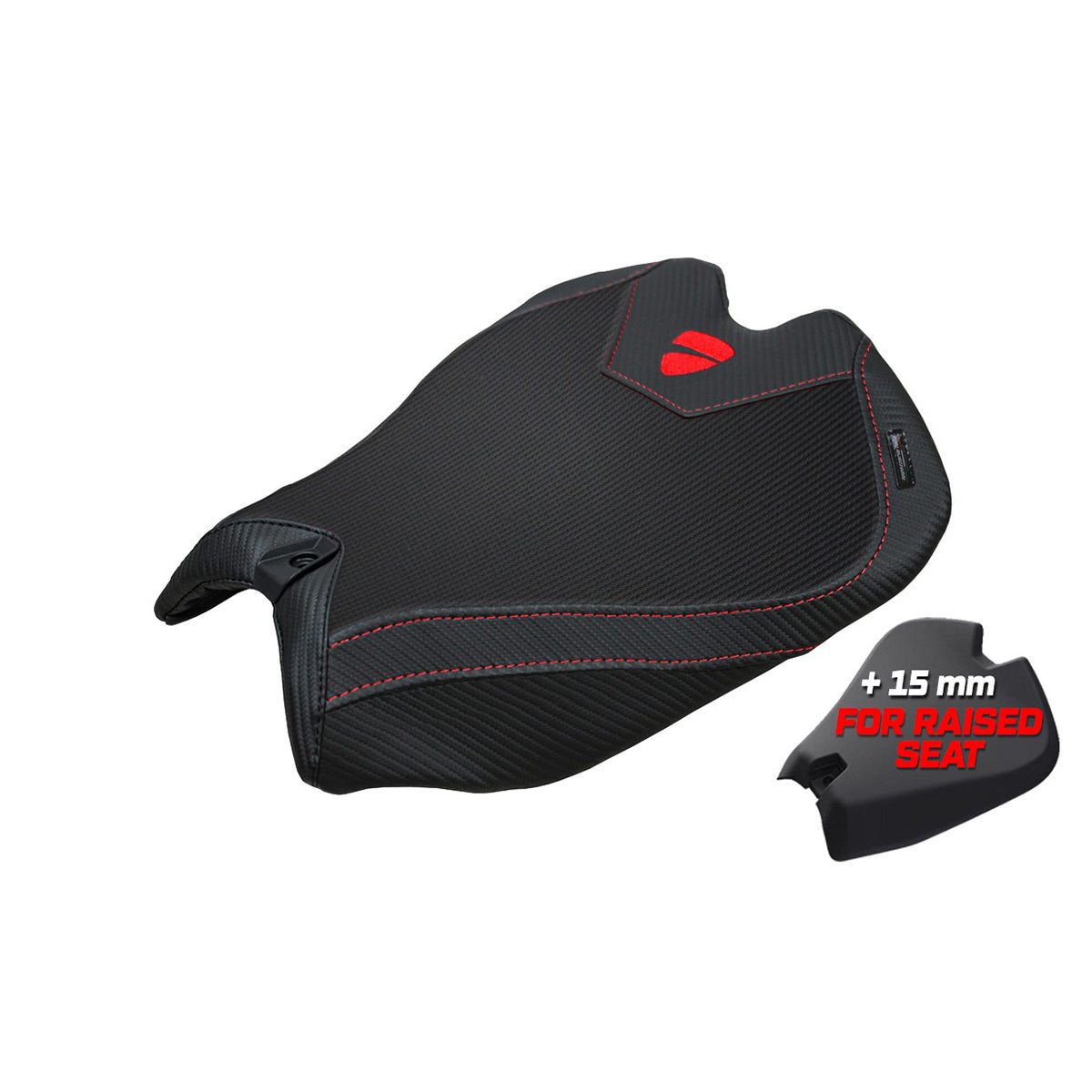Tappezzeria Italia Ducati Panigale V4 2025 Seat Cover Black Logo Ducati