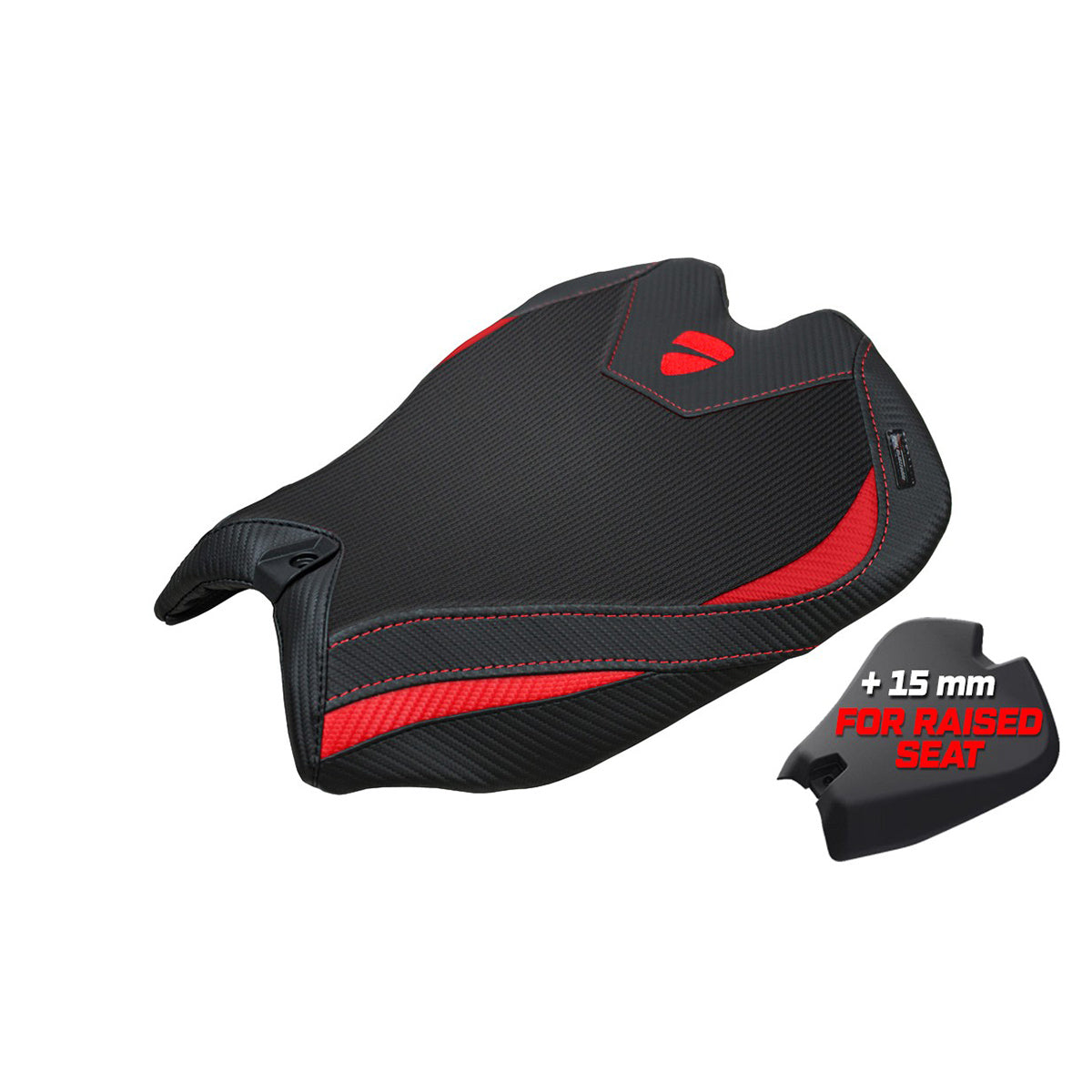Tappezzeria Italia Ducati Panigale V4 2025 Seat Cover Red Black Logo Ducati