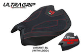 Tappezzeria Italia Ducati Panigale V4 2025 Seat Cover Ultragrip Black Logo V4