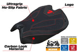 Tappezzeria Italia Ducati Panigale V4 2025 Seat Cover Ultragrip Black Logo Ducati
