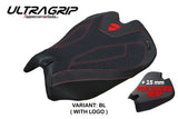 Tappezzeria Italia Ducati Panigale V4 2025 Seat Cover Ultragrip Black Logo Ducati