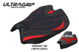 Tappezzeria Italia Ducati Panigale V4 2025 Seat Cover Ultragrip Red Black Logo Ducati