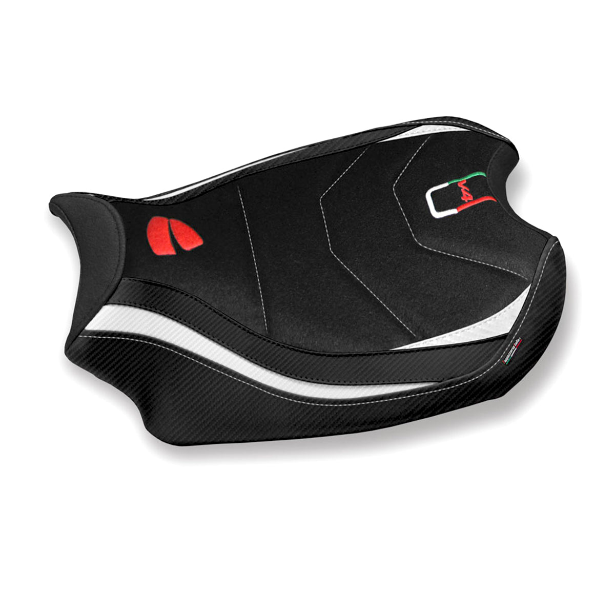 Tappezzeria Italia Ducati Panigale V4 2018-2024 Seat Cover Ultragrip in White