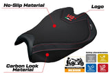 Tappezzeria Italia Ducati streetfighter V4 2025 Seat Cover Black Logo V4