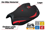 Tappezzeria Italia Ducati streetfighter V4 2025 Seat Cover Red Black Logo V4