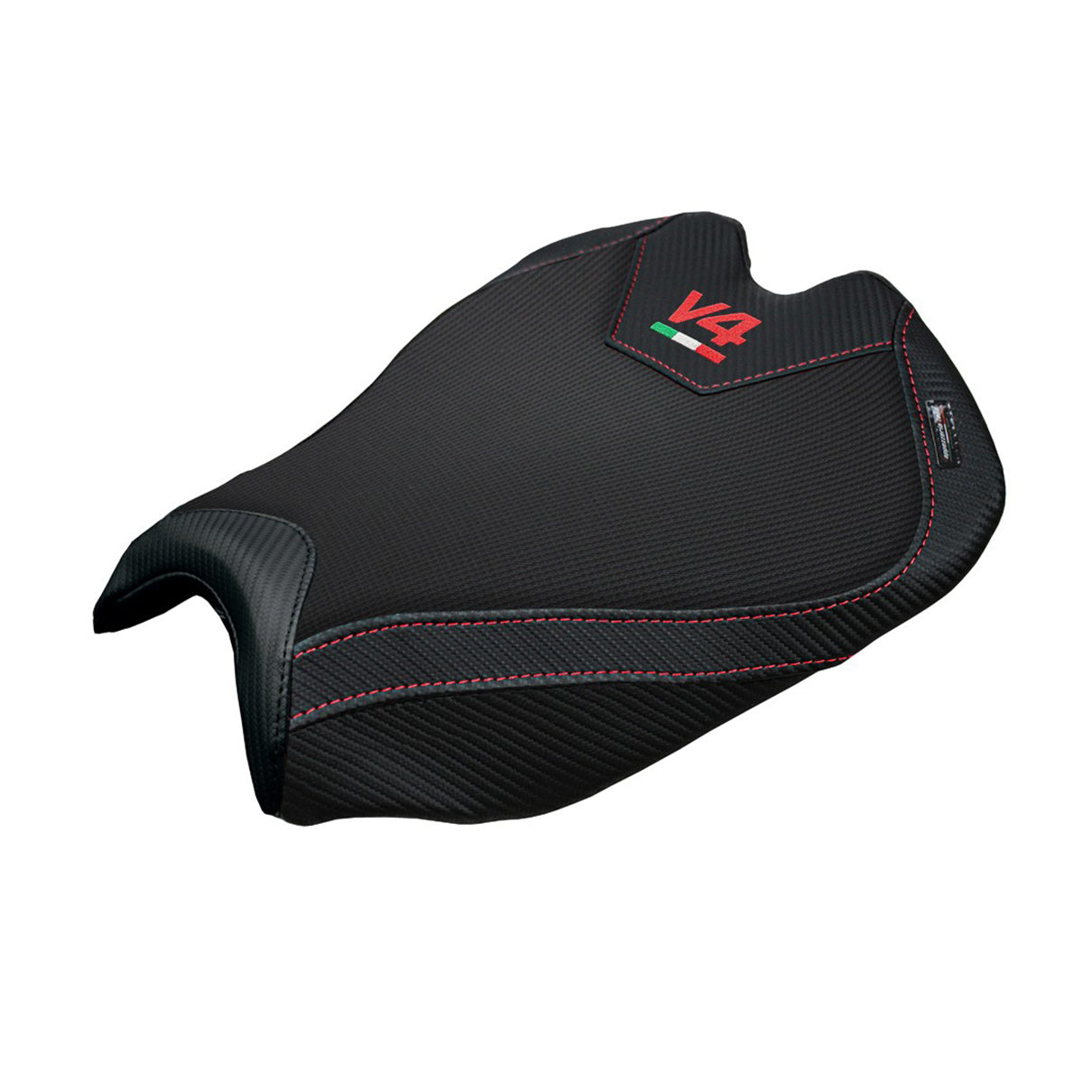Tappezzeria Italia Ducati streetfighter V4 2025 Seat Cover Comfort Black Logo V4