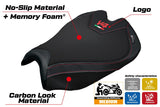 Tappezzeria Italia Ducati streetfighter V4 2025 Seat Cover Comfort Black Logo V4