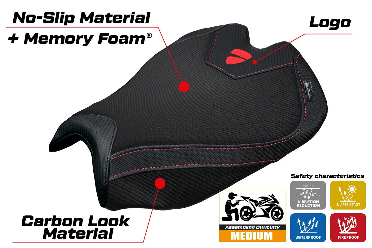 Tappezzeria Italia Ducati streetfighter V4 2025 Seat Cover Comfort Black