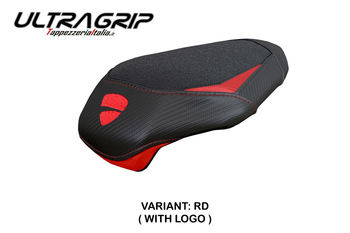 Tappezzeria Italia Ducati streetfighter V4 2025 Rear Seat Cover Ultragrip Red Black