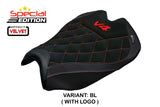 Tappezzeria Italia Ducati streetfighter V4 2025 Seat Cover Black SE Logo V4